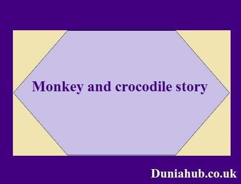 Monkey and crocodile story in english