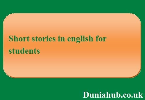 Short stories in english for students