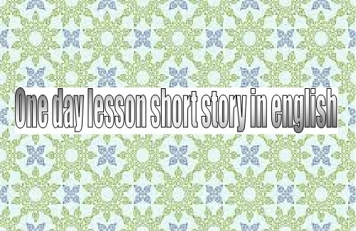 short story in english