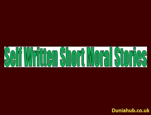 Self written short moral stories in English