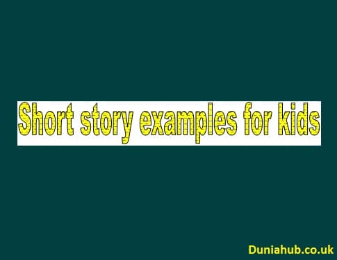 Short story examples for kids